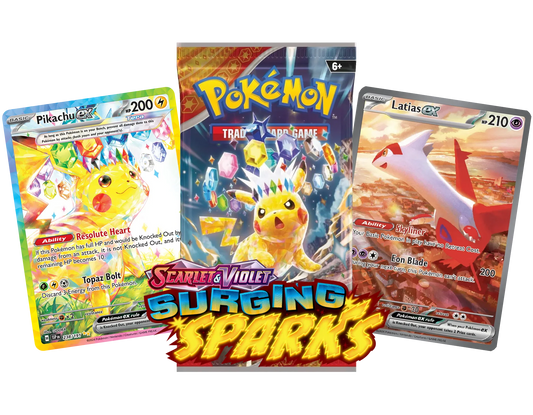 Pokemon: Surging Sparks SV08 Booster Pack x1